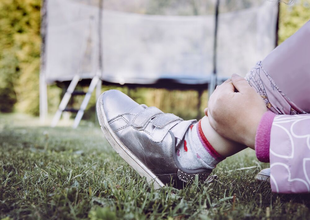 Injured Ankle after playing in a trampoline